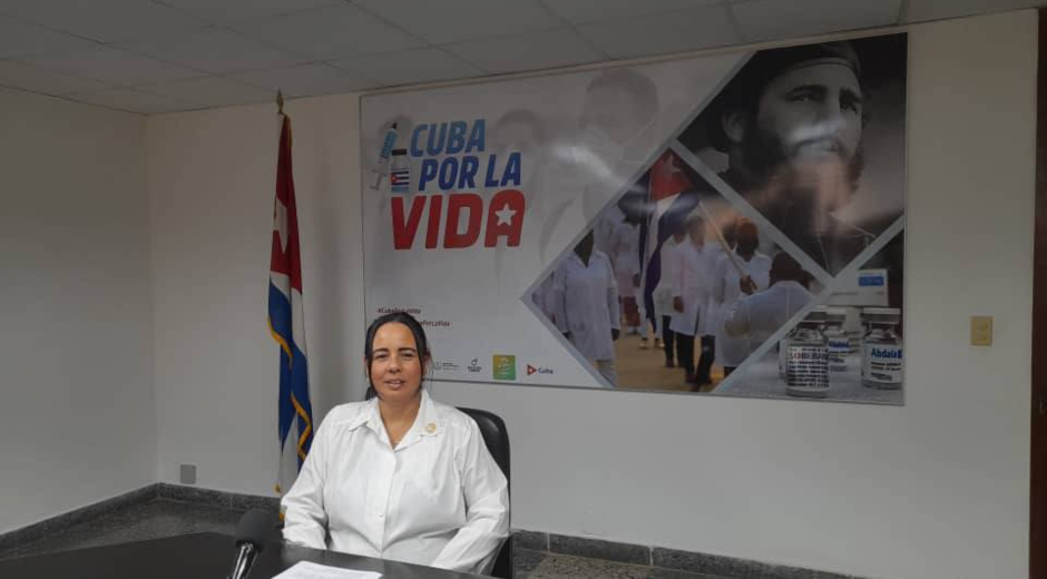 La vacuna Pneumosil comenzará a administrarse el 9 de septiembre de 2024, y se implementará en todo el territorio nacional para lactantes a partir de los 2 meses de edad, informó en conferencia de prensa Lena López Ambrón, jefa del Programa Nacional de Inmunización del Minsap. Foto: Lisandra Fariñas Acosta/ Cubadebate.
