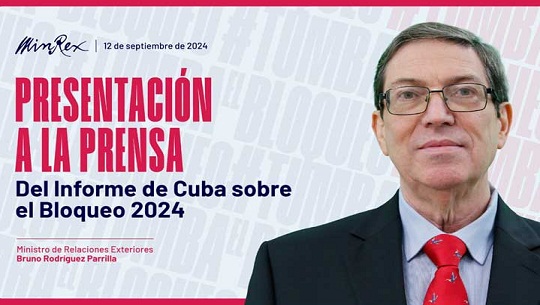 Presentará Cuba este jueves informe nacional contra el bloqueo