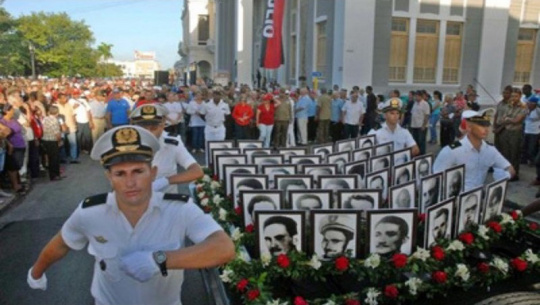 Acto y peregrinación por el 5 de Septiembre en Cienfuegos