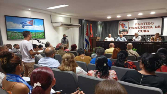 Preside Díaz-Canel Pleno del Comité Provincial del PCC en Mayabeque