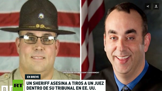 🎧 Sheriff asesina a un juez en un tribunal en Estados Unidos