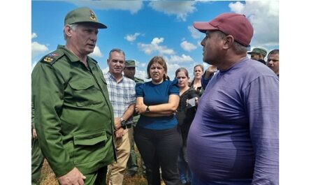 Visita presidente de Cuba entidades de provincia Mayabeque