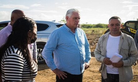 Presidente de Cuba recorrió entidades de provincia Granma