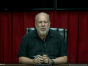 El primer ministro de Cuba, Manuel Marrero