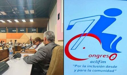 Presidente de Cuba en congreso de personas con discapacidad física