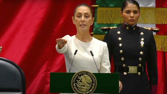 Claudia Sheinbaum se convierte en la primera presidenta de México