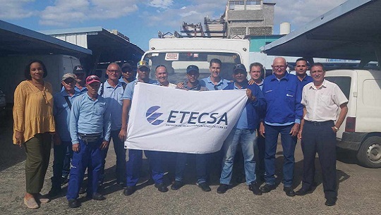 Nueva brigada de telecomunicadores cienfuegueros hacia Artemisa