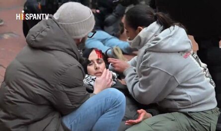 Violencia-policial-marca-protestas-pro-palestinas-en-Paises-Bajos