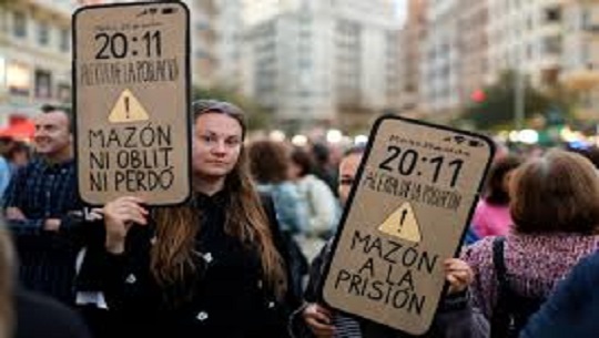 🎧 Manifestación en Valencia tras la crisis provocada por la DANA