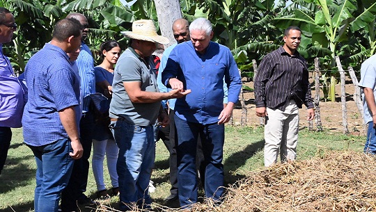 Visita Díaz-Canel comunidades de provincia más oriental de Cuba