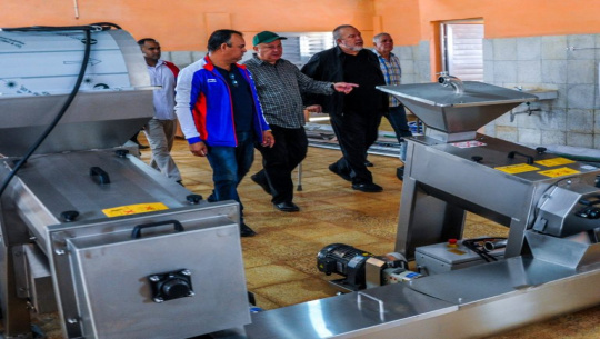 Manuel Marrero inauguró empresa agroindustrial en Mayabeque