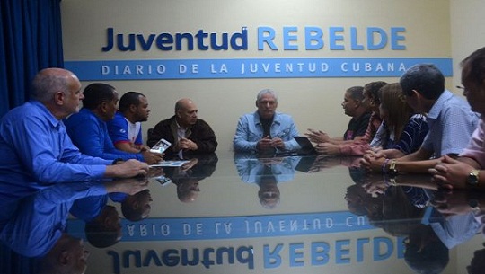 Visita presidente Díaz-Canel nuevas sedes de instituciones de la prensa cubana