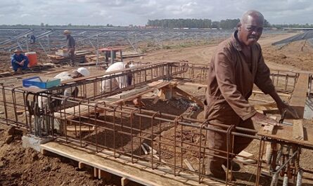 Resaltan labor de los constructores en Cienfuegos 