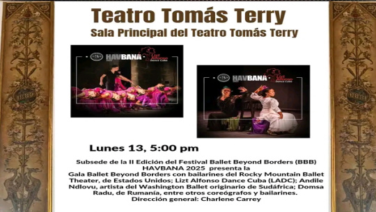 Cienfuegos con gala especial del Festival Internacional de Ballet