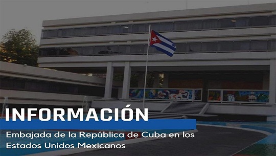 Embajada informa sobre fallecimiento de médico cubano en México