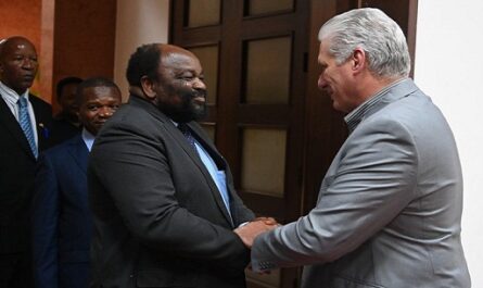 Presidente de Cuba sostuvo encuentro con dirigente de Zimbabwe