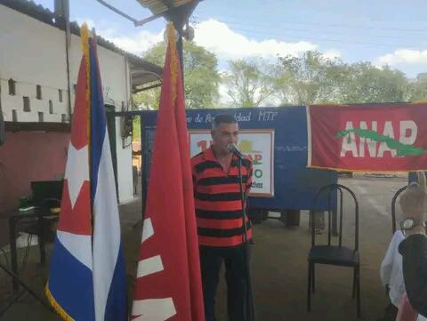 Julio Fundora Valdivia, presidente de la cooperativa de producción agropecuaria (CPA) Nicaragua Libre, del municipio de Rodas resultó elegido delegado directo por la provincia de Cienfuegos al XIII Congreso de la Asociación Nacional de Agricultores Pequeños