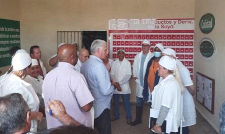 Recorre Presidente cubano objetivos económicos de Cienfuegos