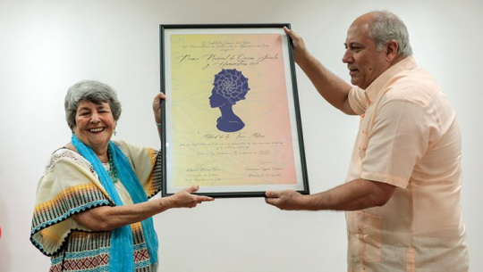 Recibe Mildred de la Torre Molina Premio Nacional de Ciencias Sociales y Humanísticas 2024