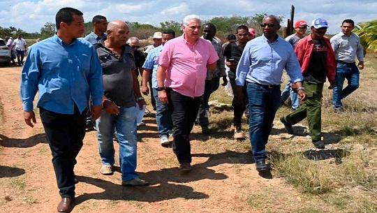 Presidente Díaz-Canel visita provincia oriental de Cuba