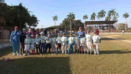 Palmira, primer clasificado a la final del torneo provincial de béisbol categoría 9-10 años