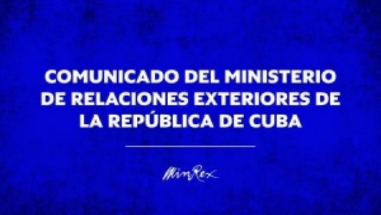 Convoca el MINREX al Encargado de Negocios de Estados Unidos en protesta por su conducta irrespetuosa