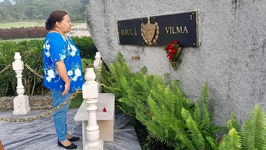 Rinden tributo a Vilma Espín a 18 años de su partida física