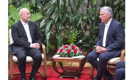 Cuba agradece respaldo de Irán frente a bloqueo de EEUU