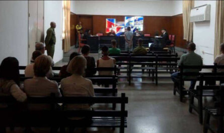 Pie de foto: Juicio oral y público realizado de forma ejemplarizante en Cienfuegos