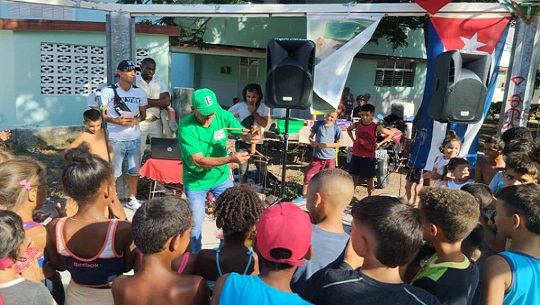 La Barrera, nicho de alegría y cultura comunitaria en Cienfuegos (+Fotos)