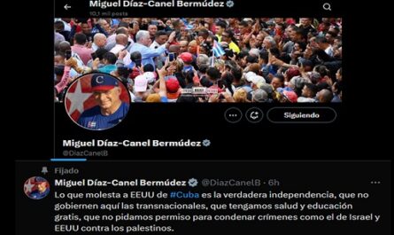 Condena Díaz-Canel sanciones del gobierno de EE. UU.