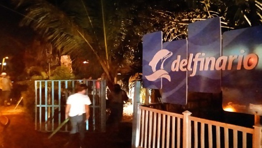 Controlan incendio en Parque Inflable de Delfinario de Cienfuegos (+Fotos)