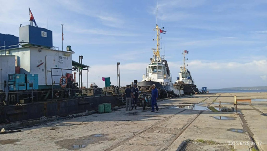 Garantizan maniobras marítimas portuarias en Cienfuegos