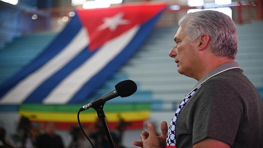 Presidente de Cuba destaca significado patrio del 26 de julio