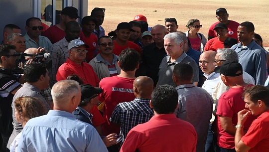 Recorre presidente Díaz Canel lugares de interés en Ciego de Ávila