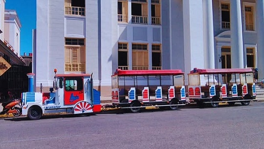Rediseñan nuevo recorrido de tren turístico de Cienfuegos