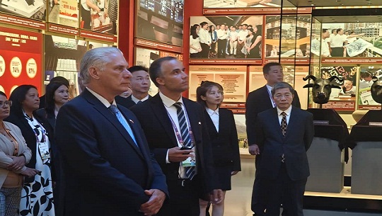 Presidente Díaz-Canel subraya admiración y respeto de Cuba por China