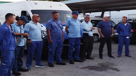 Sale hacia Granma nuevo grupo de apoyo de telecomunicadores cienfuegueros