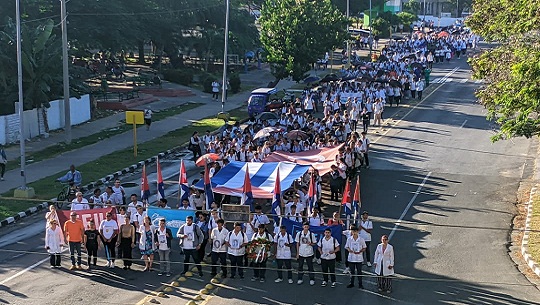 Conmemoran en Cienfuegos 154 años del fusilamiento de los estudiantes de Medicina