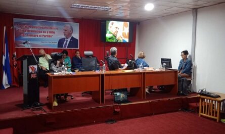 Sesionó Pleno Provincial del Partido en Cienfuegos