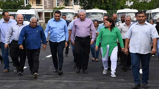 Recorre Díaz-Canel municipios de La Habana