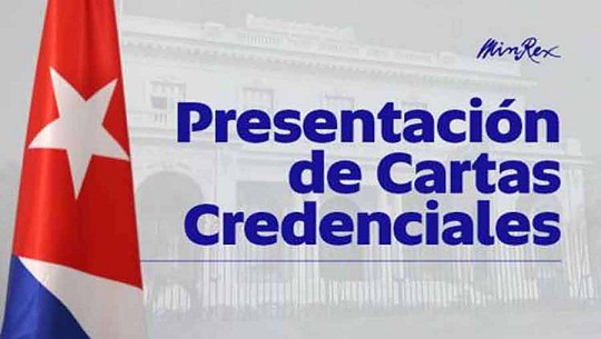 Díaz-Canel recibió Cartas Credenciales de nuevos embajadores en Cuba