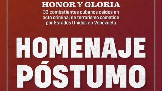 Resalta Díaz-Canel jornada de honor y gloria a compatriotas caídos