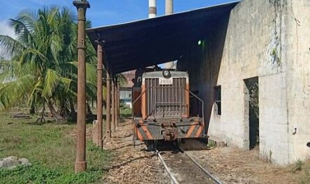 Resaltan valores históricos de la única vía estrecha de ferrocarril activa en Cienfuegos