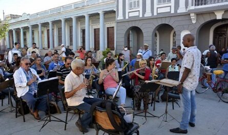 Anuncia cambio de escenario dominical para la Banda Provincial de Conciertos
