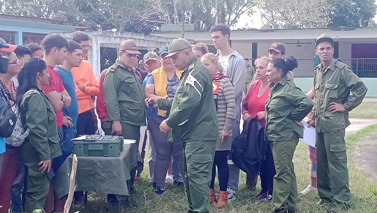 Cienfuegos: Día de la Defensa territorial en Lajas