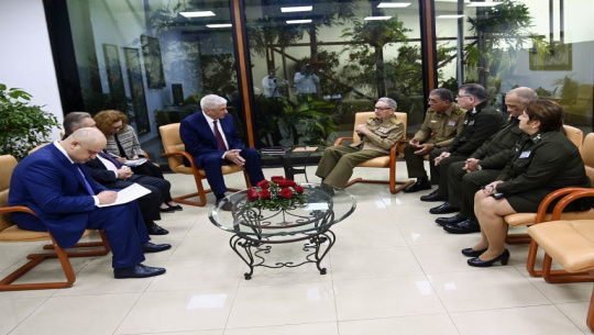 Recibió Raúl al ministro del Interior de la Federación de Rusia