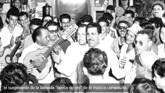 La música campesina en la radio cubana