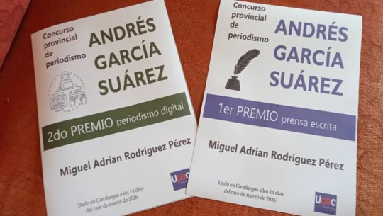 Premian talento de periodistas cienfuegueros en concurso provincial Andrés García Suárez