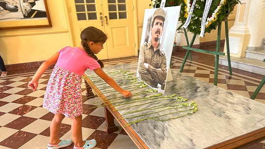 Tributo del pueblo cienfueguero a Comandante de la Revolución Ramiro Valdés Menéndez
